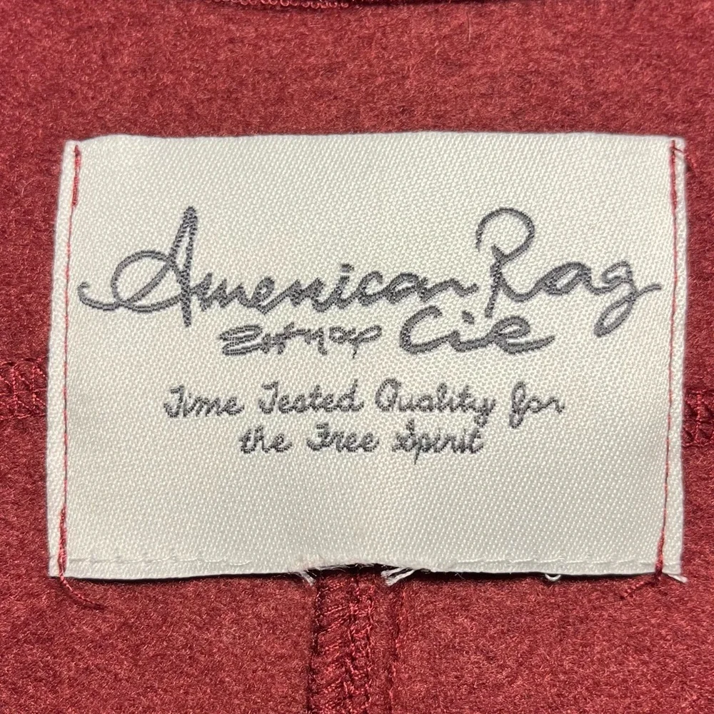 American Rag Burgundy Button Up Jacket - Picture 7 of 7